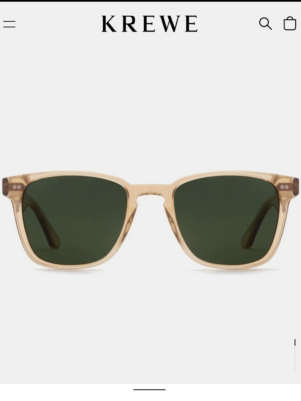 KREWE x Billy Reid "Howell" Sunglasses - No Scratches